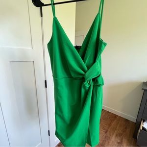 Super cute green mini dress!